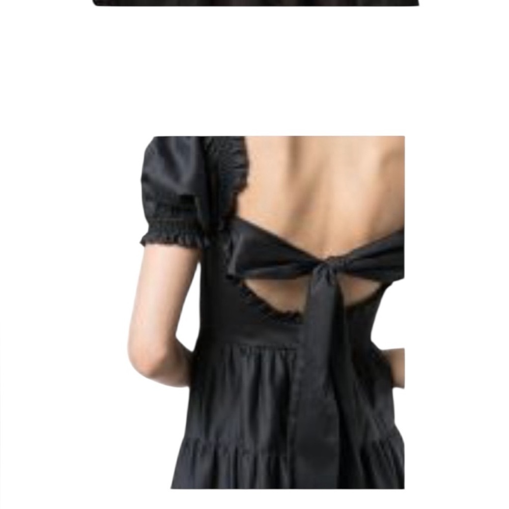 Alice + Olivia Elizabeth Bow Back Mini Dress - Picture 2 of 11